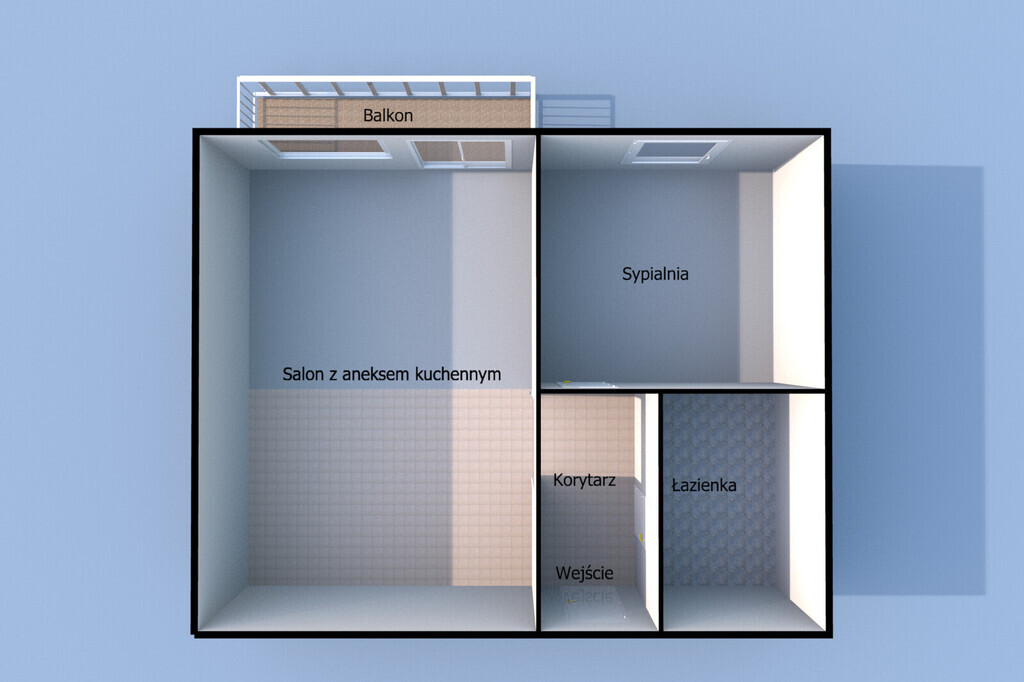 Dwupokojowe mieszkanie na Osiedlu Zielonym GDAŃSK