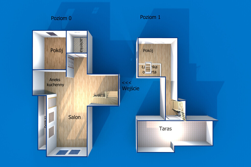 Apartament z dużym tarasem na Jasieniu