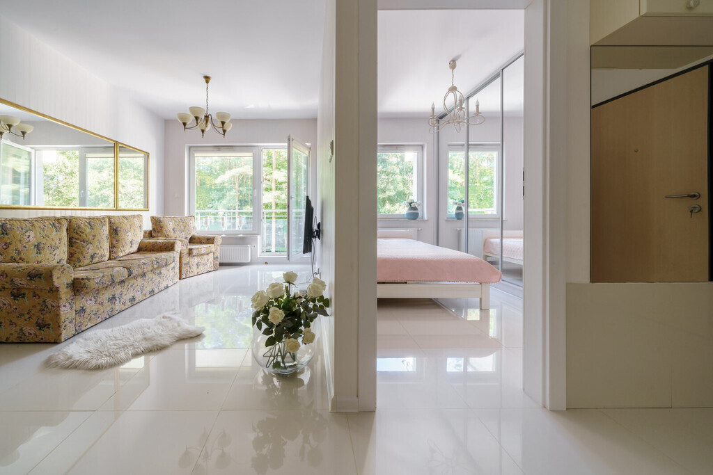 Apartament z widokiem na las | duży balkon