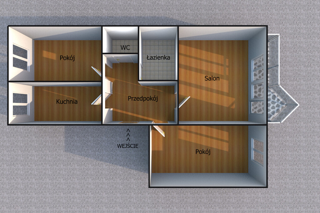 Atrakcyjne mieszkanie na Oruni Górnej | 3 pokoje