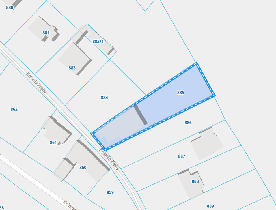 Działka w środku miasta