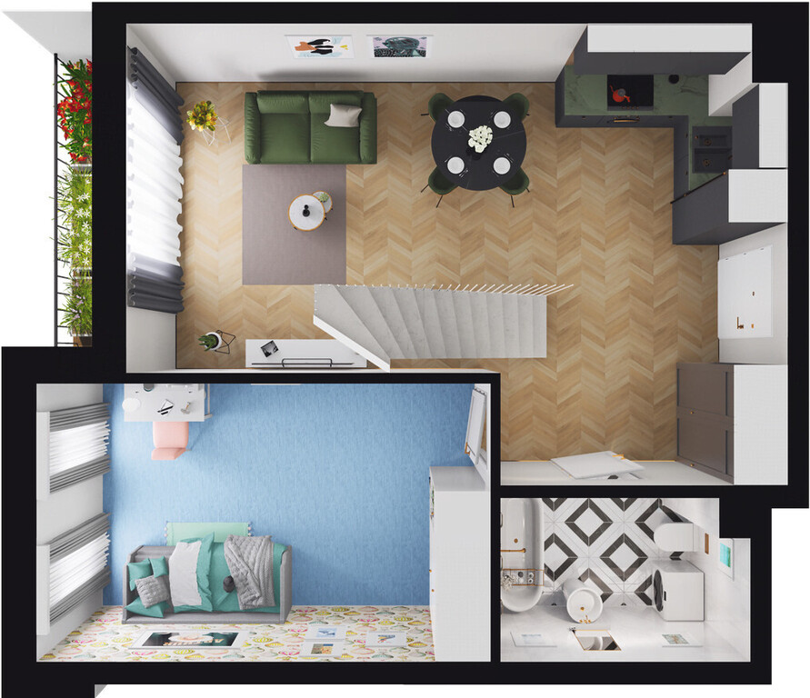 Apartament z antresolą w Gdyni - blisko plaży!