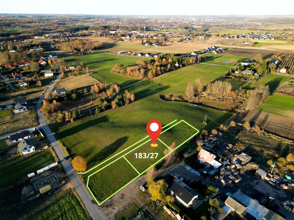 Działka pod zabudowę jednorodzinną w Glinczu