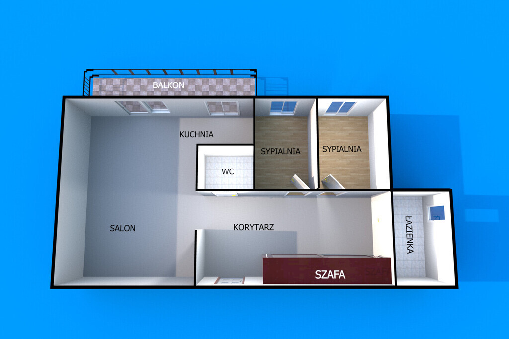 Apartament z balkonem i garażem – Gdynia Orłowo