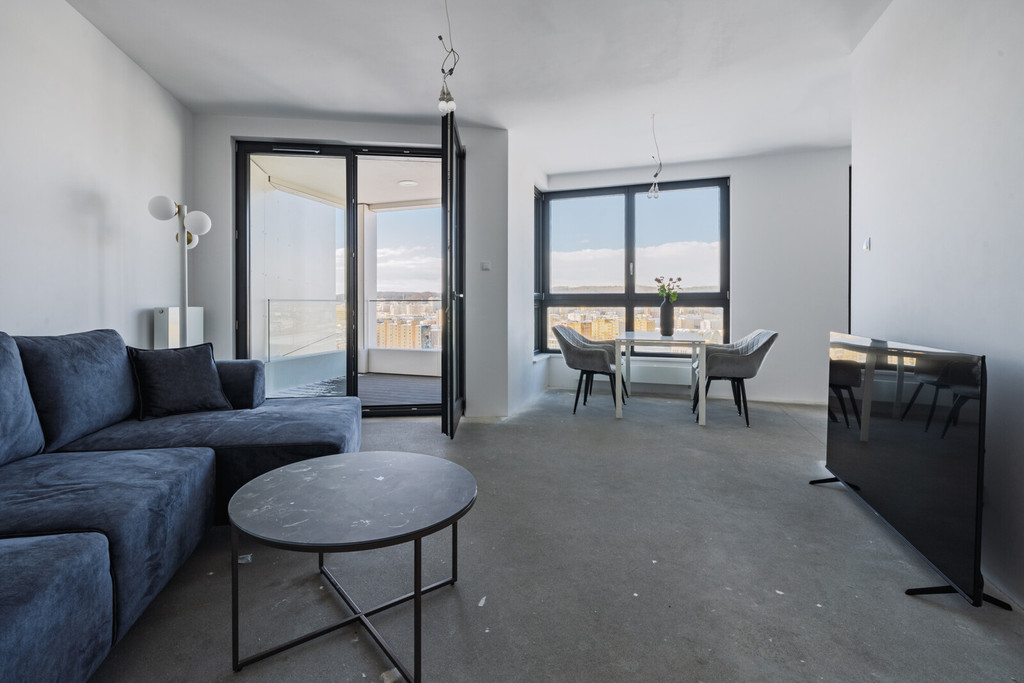 Portova | widok na panoramę Gdyni | 15 piętro