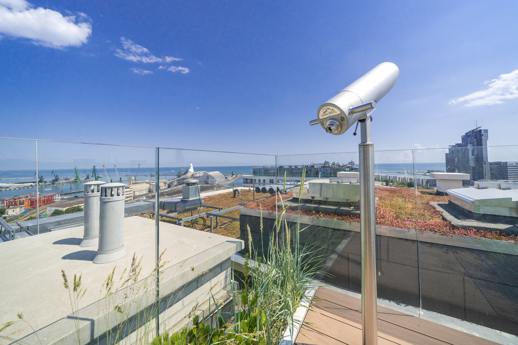 Portova | widok na panoramę Gdyni | 15 piętro