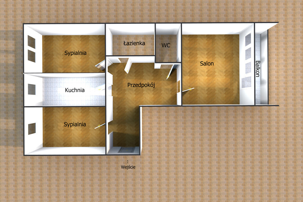 3 Pokoje na Zaspie | cicha okolica
