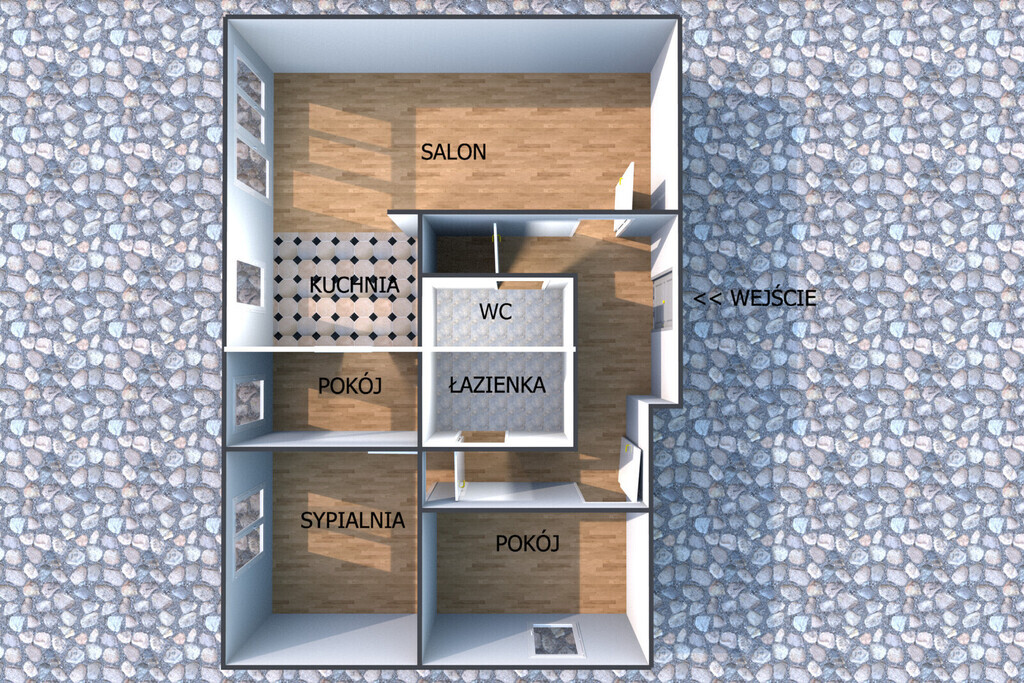 Przytulne 4 pokoje z panoramicznym widokiem