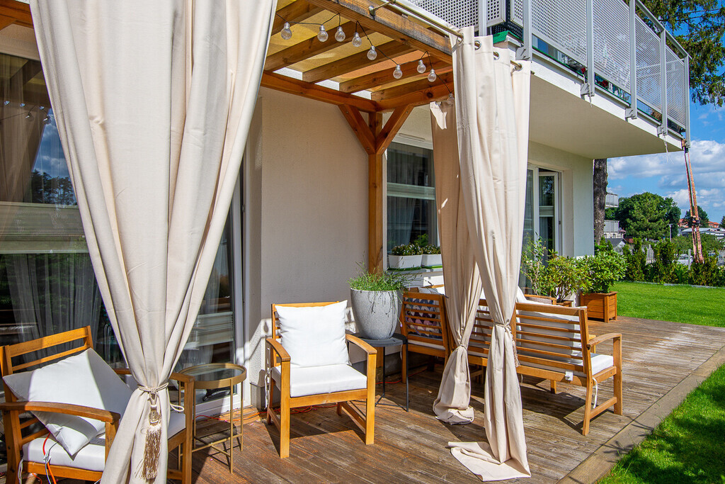 Magiczny ogród z tarasem | Patio Roży | 3 pokoje