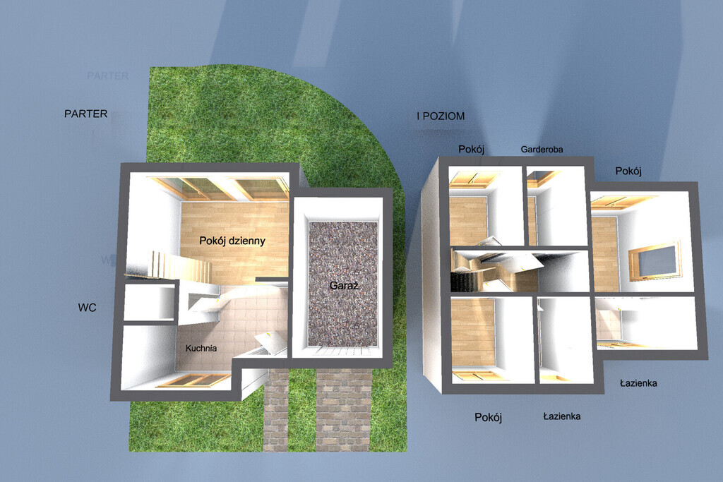 Dom z ogrodem na zamkniętym osiedlu - Łostowice