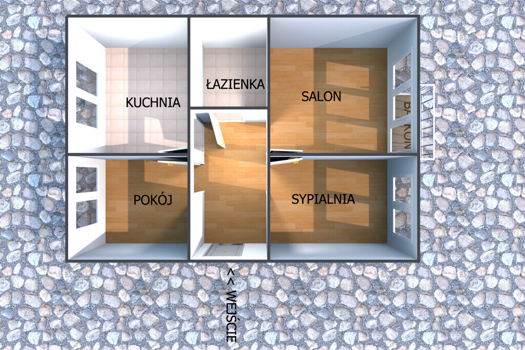 3 Pokoje przy Jaśkowej Dolinie