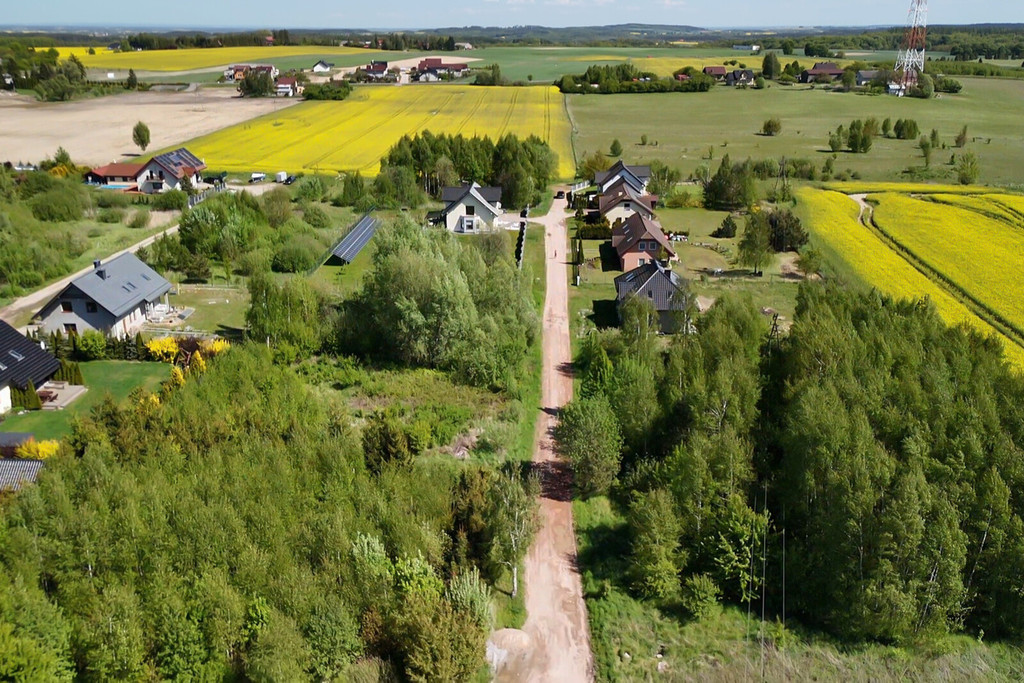 Płaska działka w spokojnej okolicy