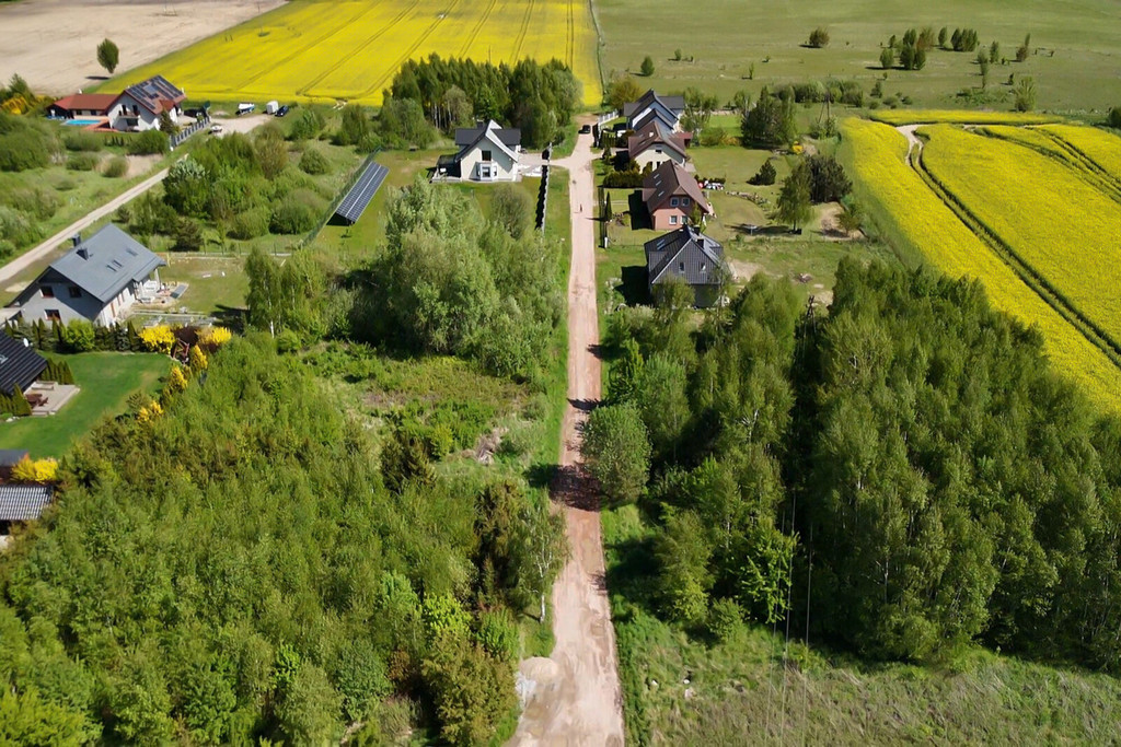 Płaska działka w spokojnej okolicy