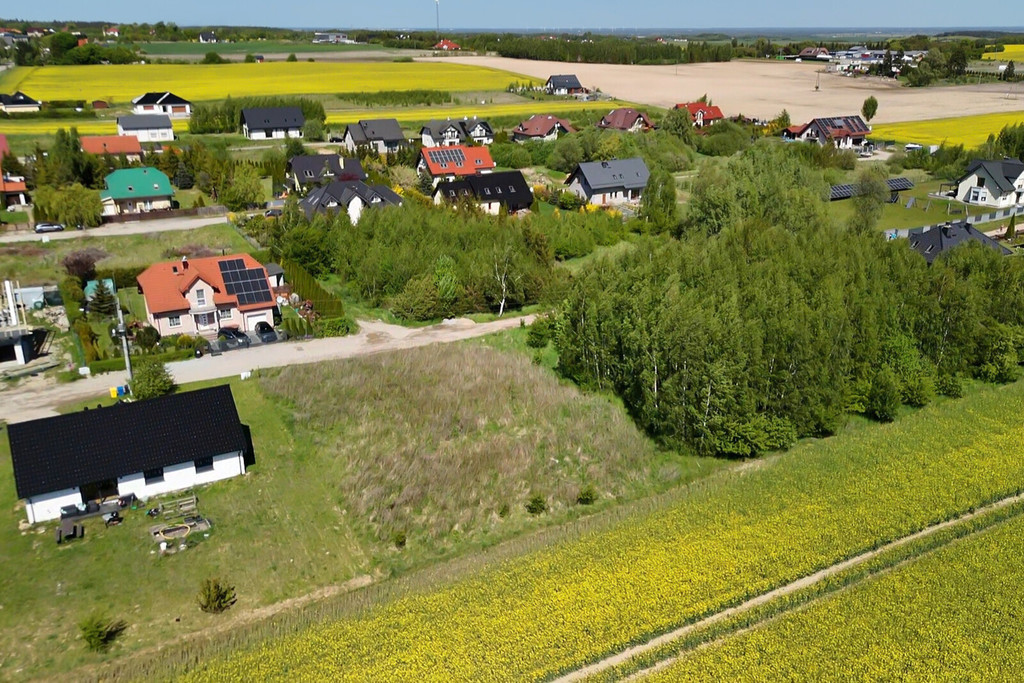 Płaska działka w spokojnej okolicy