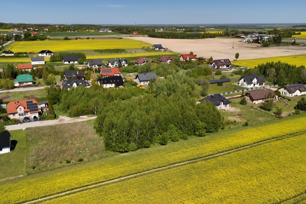 Płaska działka w spokojnej okolicy