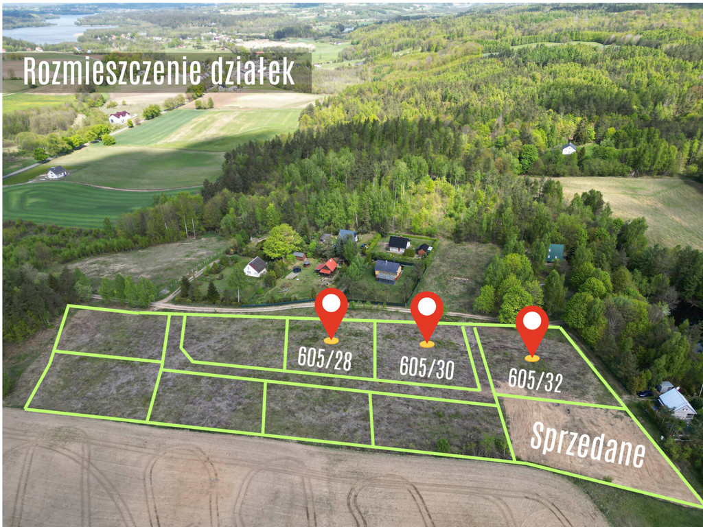 Działki rekreacyjne na Kaszubach - Amalka