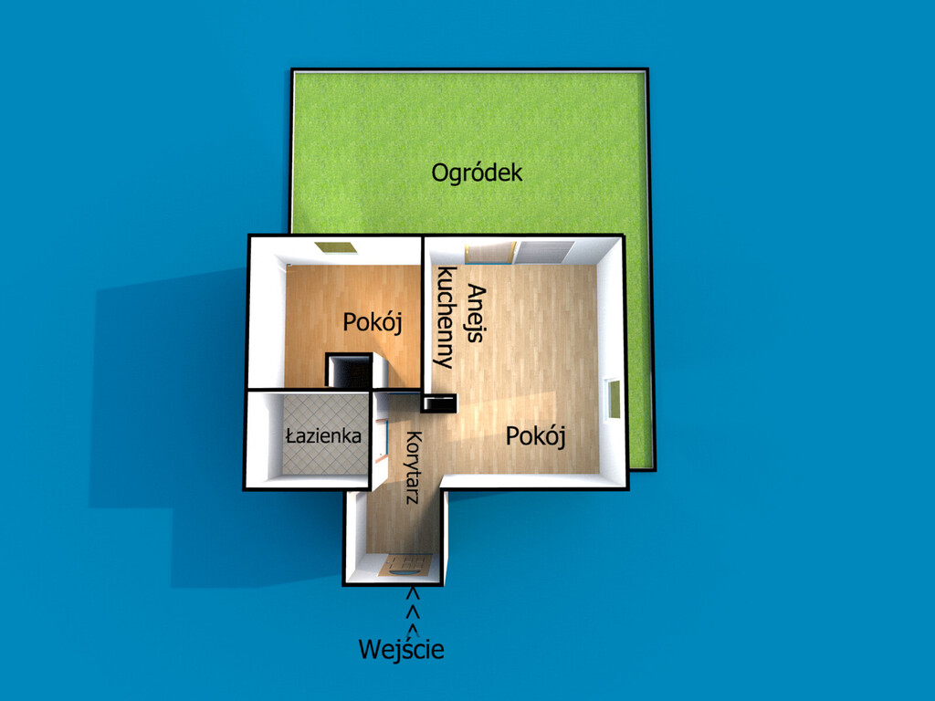 Nowe 2 pokoje na kameralnym osiedlu na Brętowie