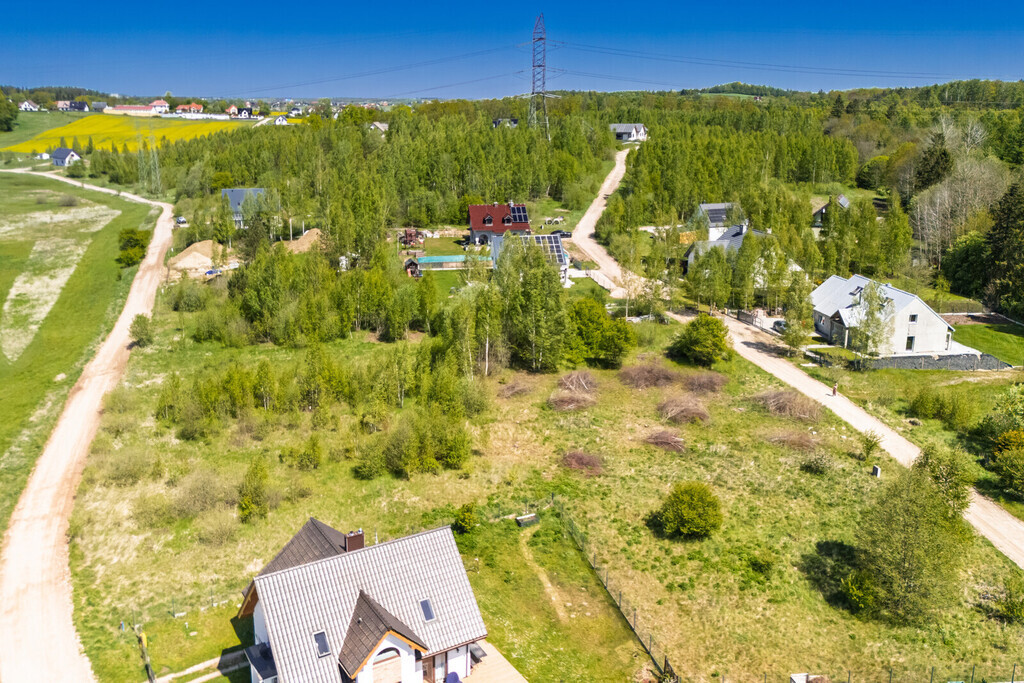 Działka niedaleko lasu w Pępowie k. Gdańska