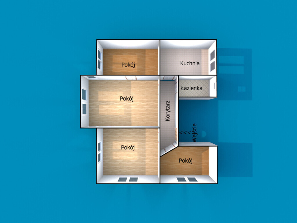 Czteropokojowe mieszkanie z ogródkiem we Wrzeszczu