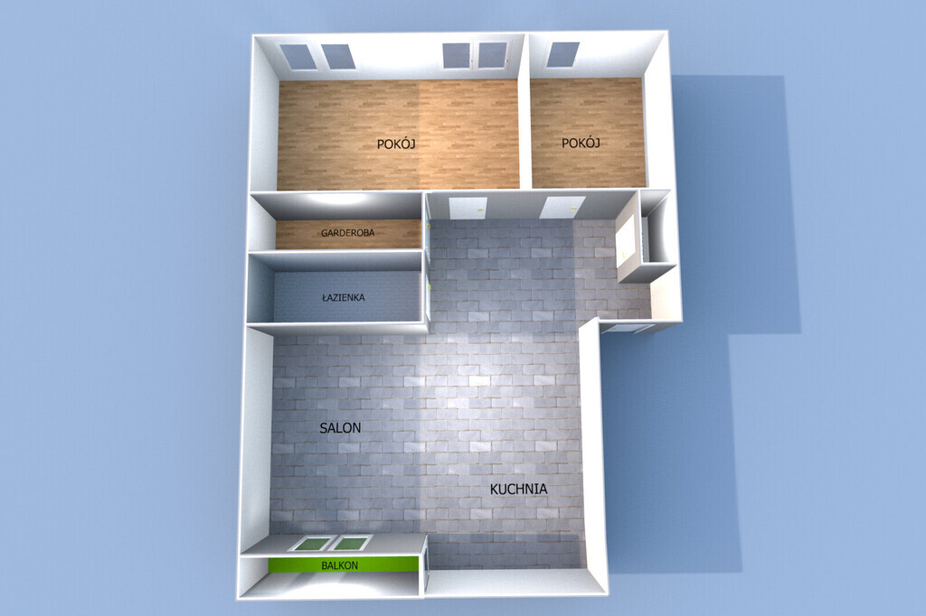 Apartament na Zaspie | 3 pokoje | 2 garderoby