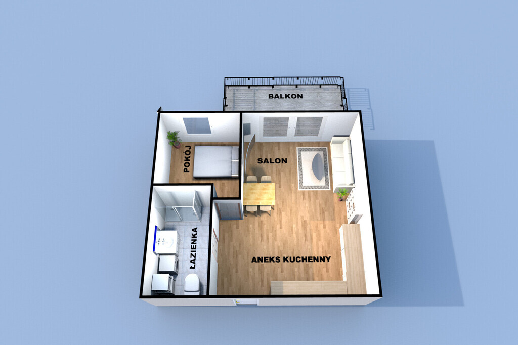 Komfortowe, nowoczesne mieszkanie