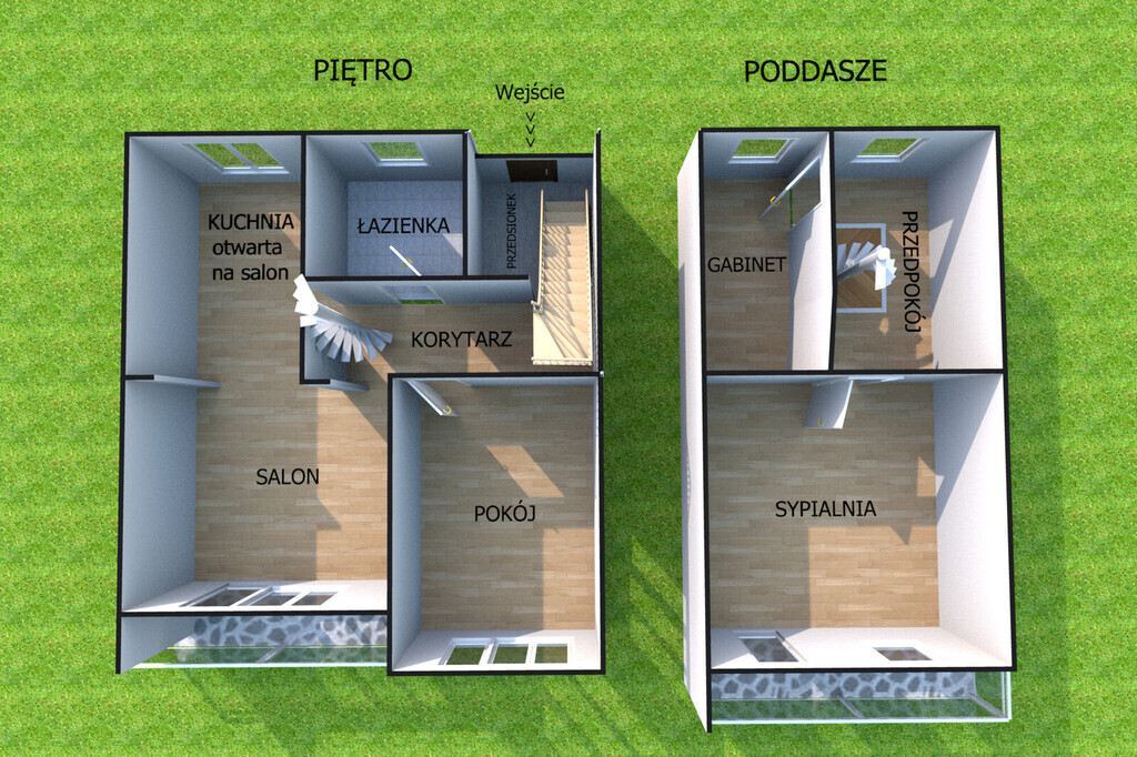 2-poziomowe | garaż, ogródek | blisko morza Gdynia
