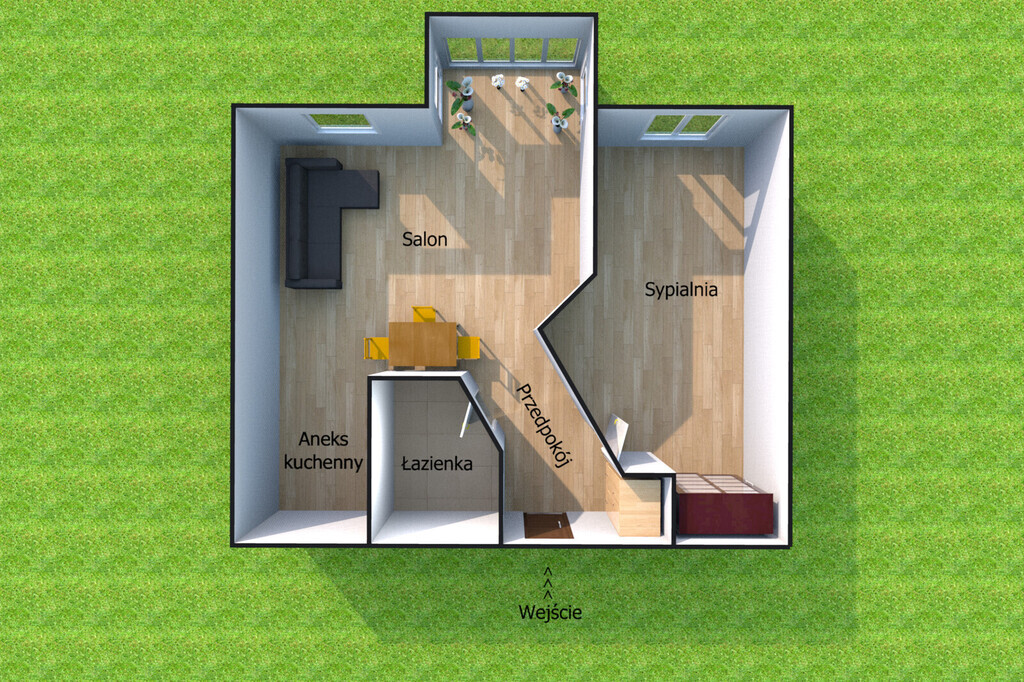 Przytulne mieszkanie 2-pokojowe na Kowalach