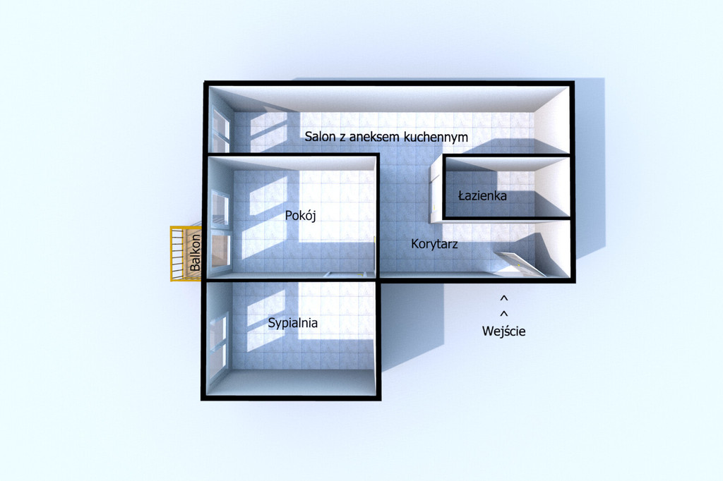 3-pokojowe mieszkanie niedaleko morza