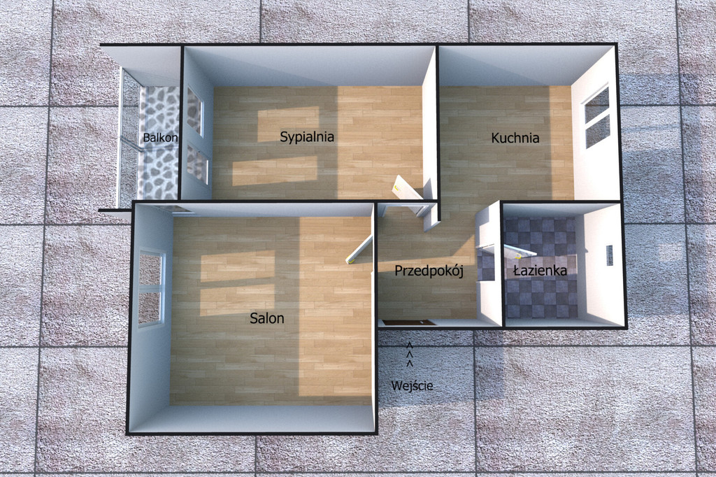 Brzeźno | 2 pokoje, balkon, piwnica | lokalizacja!