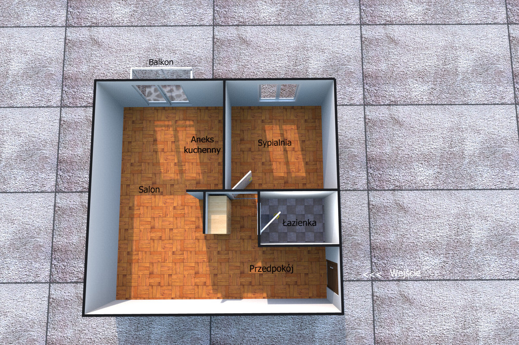 2-pokojowe mieszkanie w Śródmieściu Gdyni