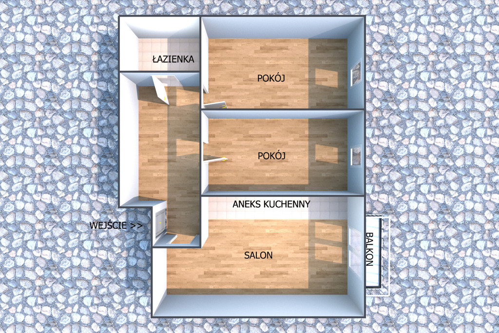 Przestronne 3 pokoje z widokiem | Ujeścisko