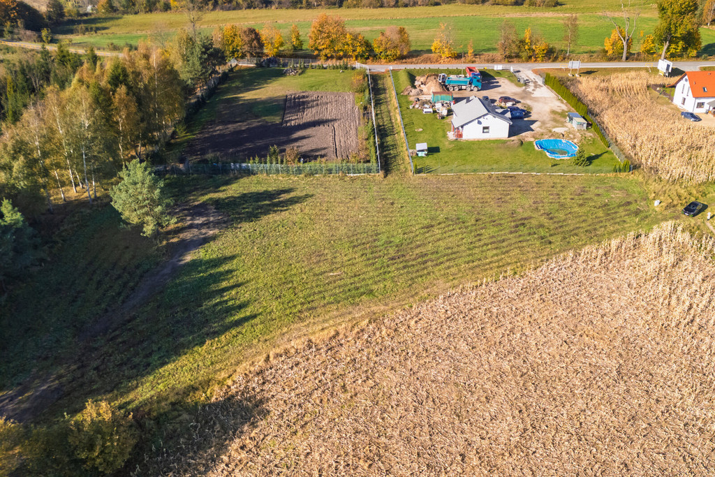 Działka budowlana 2299m2 przy lesie | Trąbki Małe