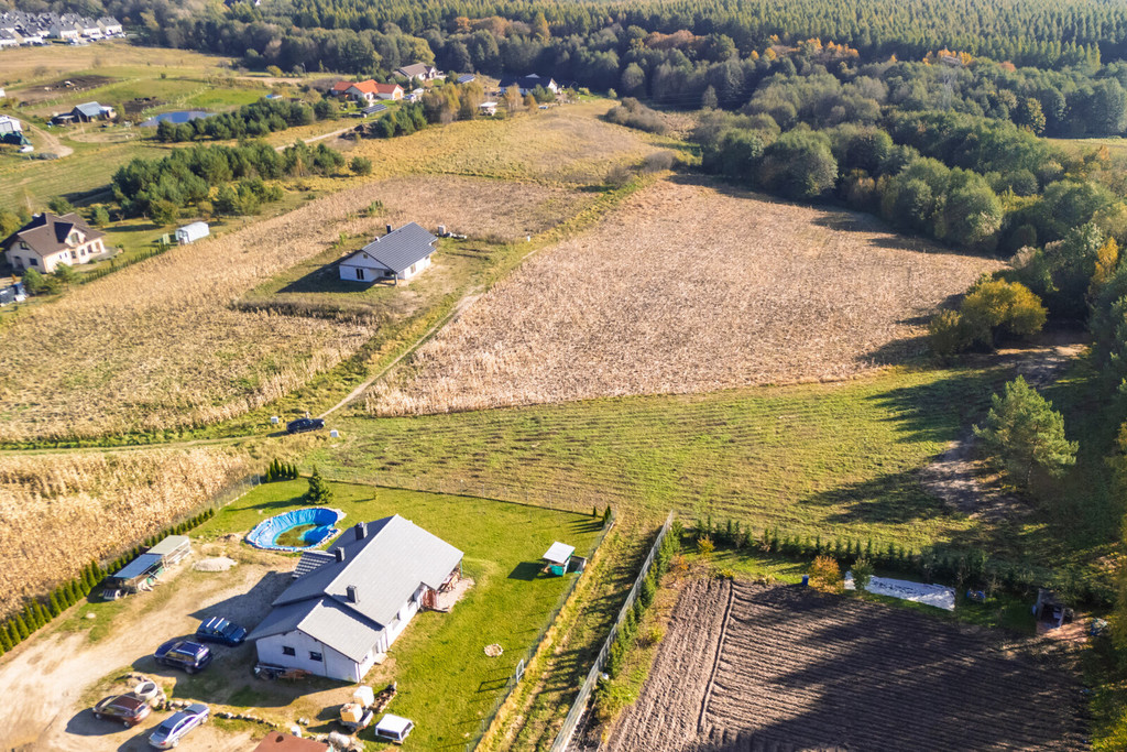 Działka budowlana 2299m2 przy lesie | Trąbki Małe