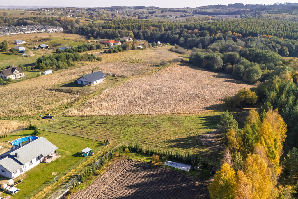 Działka budowlana 2299m2 przy lesie | Trąbki Małe