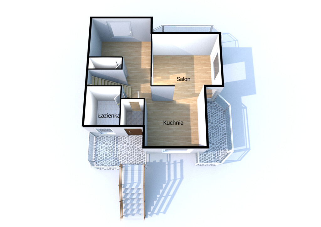 Wolnostojący dom z garażem po remoncie | Straszyn