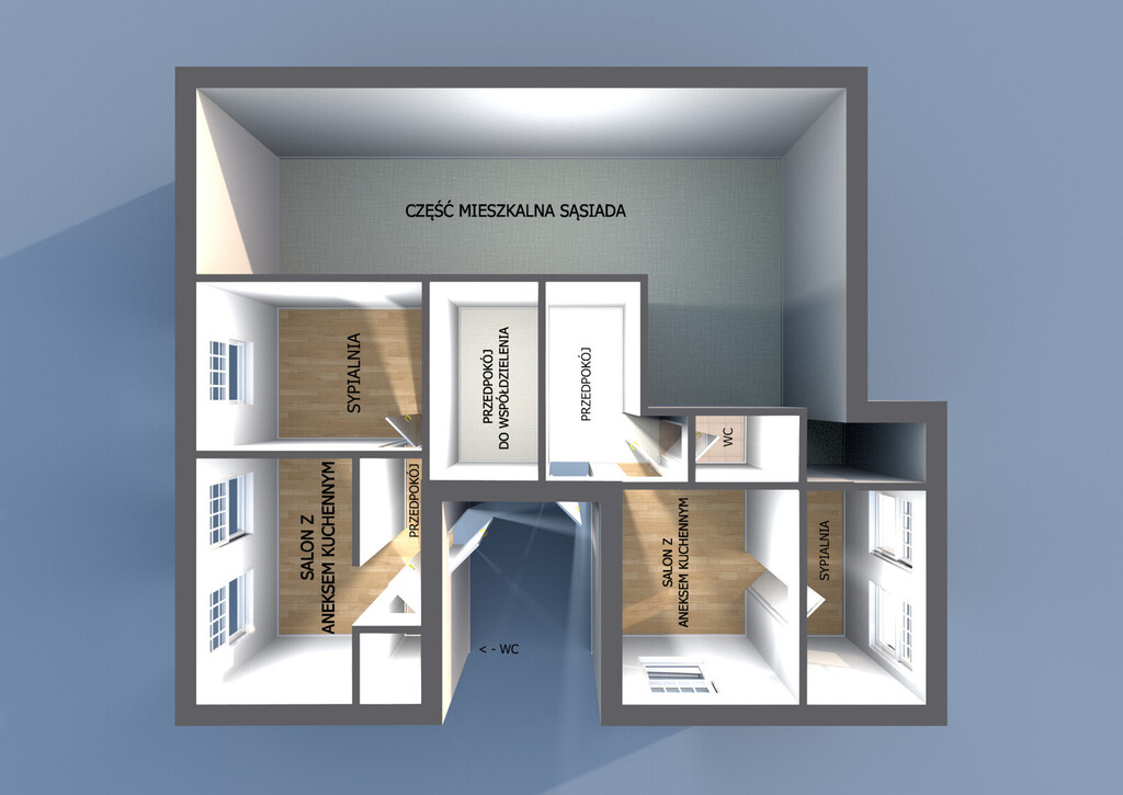 Dwa mieszkania pod wynajem w centrum Wrzeszcza