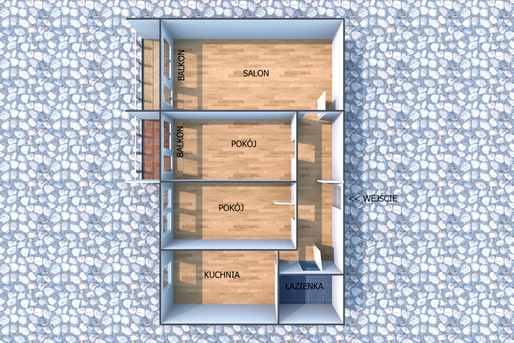 3 Pokoje | 2 balkony | piękny widok | Gdańsk Zaspa