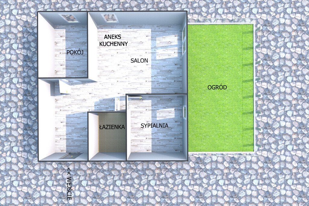 Ustawne 3 pokoje | JASIEŃ | FLISYKOWSKIEGO