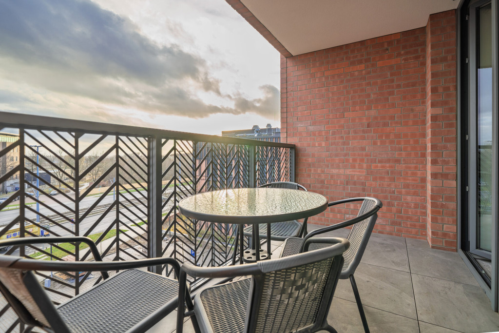 Apartament 2 pok.| 2 balkony | SCALA Gdańsk