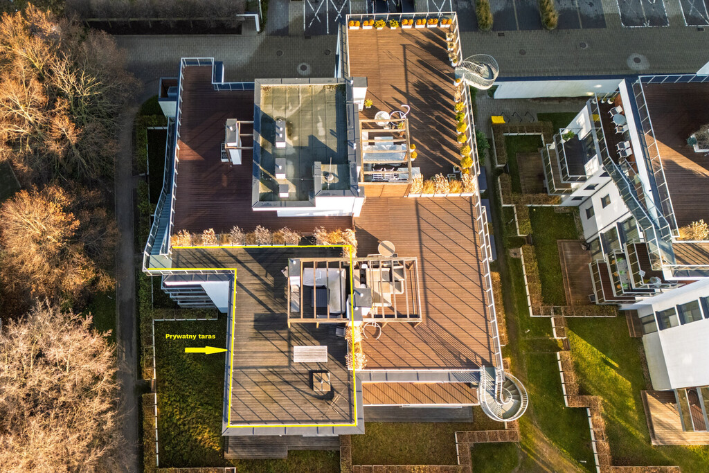 Penthouse z prywatnym tarasem | widok na morze