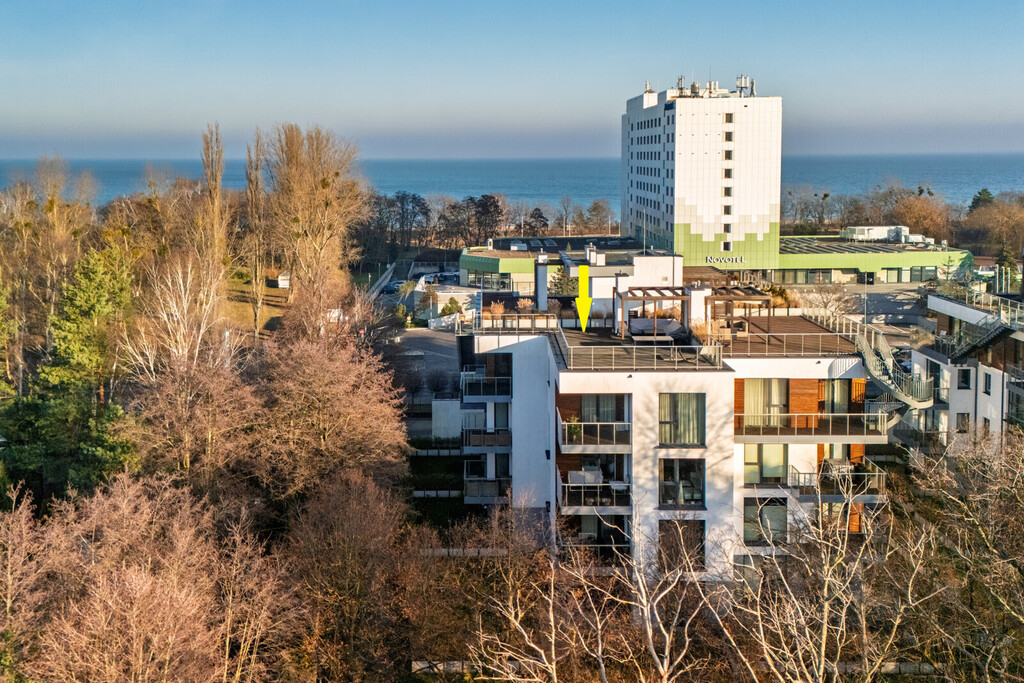 Penthouse z prywatnym tarasem | widok na morze