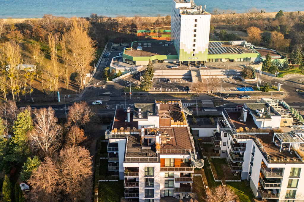 Penthouse z prywatnym tarasem | widok na morze