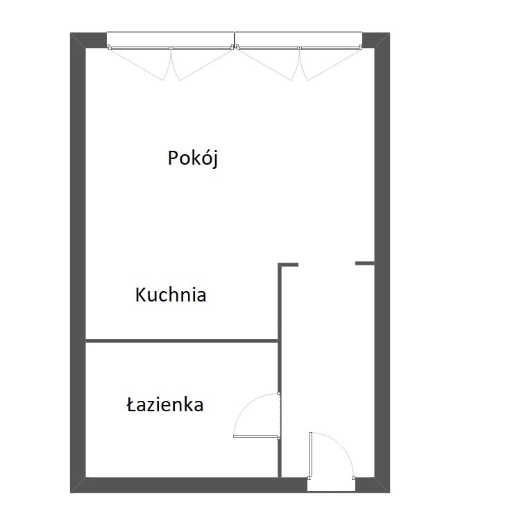 Mieszkanie na sprzedaż Szczecin, Niebuszewo 29 m2 | Arka Nieruchomości