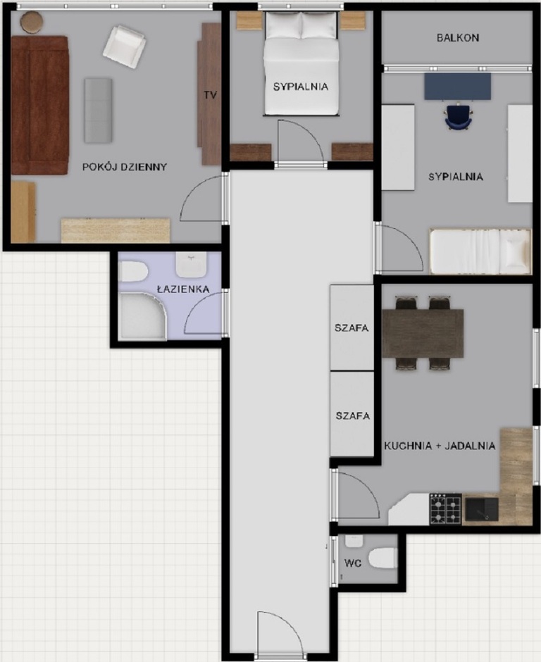 Mieszkanie na sprzedaż Szczecin, Śródmieście-Centrum 57 m2 | Arka Nieruchomości