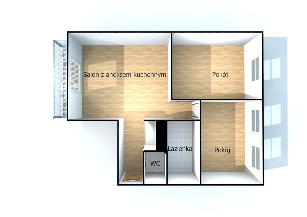 Mieszkanie 3 pokojowe blisko Gdańskiej Starówki