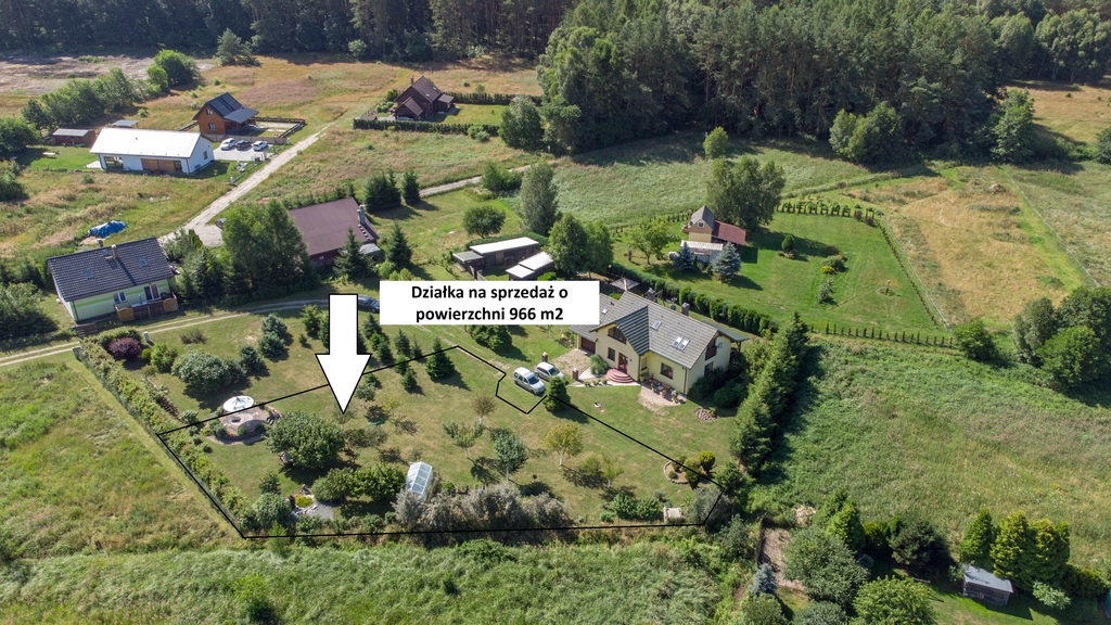 Działka na sprzedaż Brzózki 966 m2 | Arka Nieruchomości