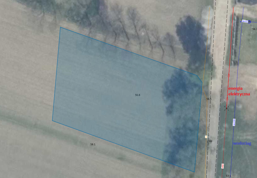 Działka na sprzedaż Wojcieszyn 2 486 m2 | Arka Nieruchomości