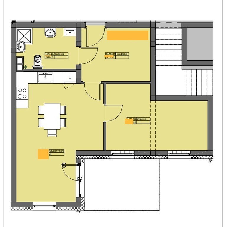 Mieszkanie na sprzedaż Szczecin, Dąbie 53 m2 | Arka Nieruchomości