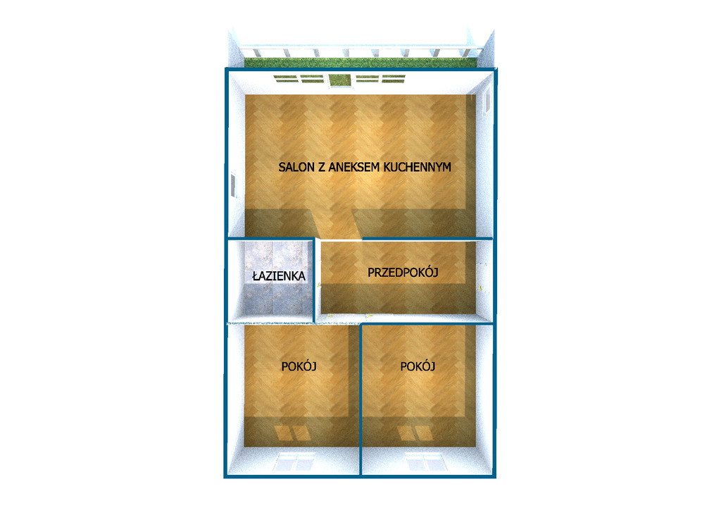 Jasne 3 pokoje w wysokim standardzie | Jasień