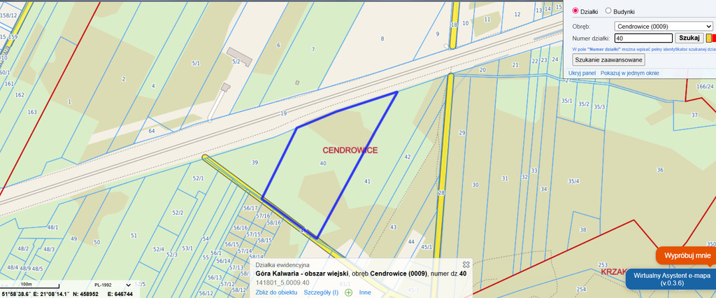 Działka inwestycyjna k. Góry Kalwarii – zdjęcie 2